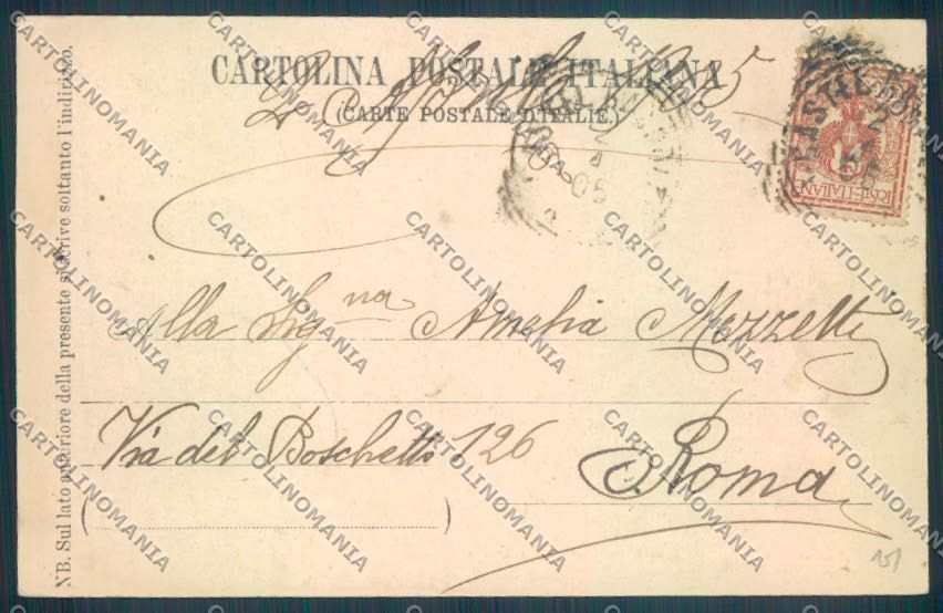 Roma Castel Gandolfo Lago di Albano cartolina ZB7079 – retro