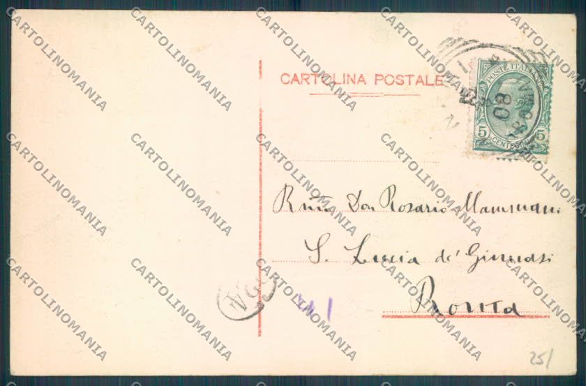 Roma Castel Gandolfo Palazzo Pontificio e Fontana del Bernini cartolina ZB7085 – retro