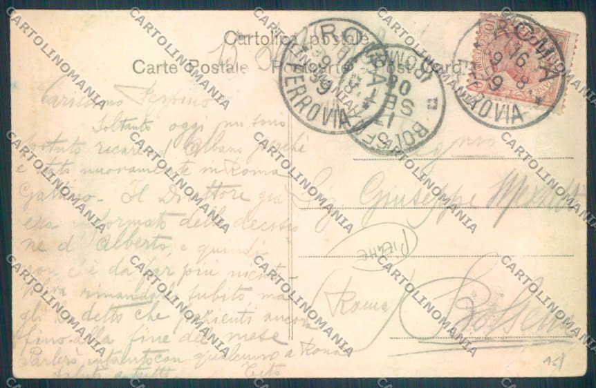 Roma Albano Alterocca 1265 PIEGHE cartolina ZB7086 – retro