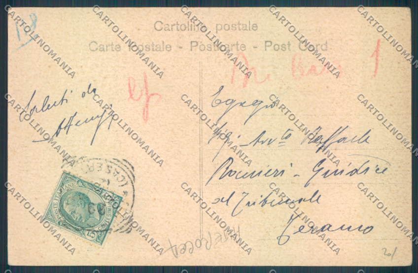 Frosinone Montecassino Alterocca 5400 cartolina ZB7095 – retro
