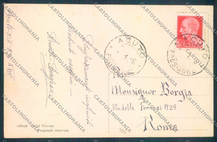 Frosinone Acuto cartolina ZB7105 – retro