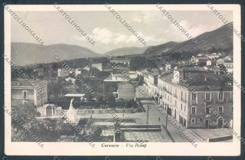 Frosinone Cervaro cartolina ZB7106 – fronte