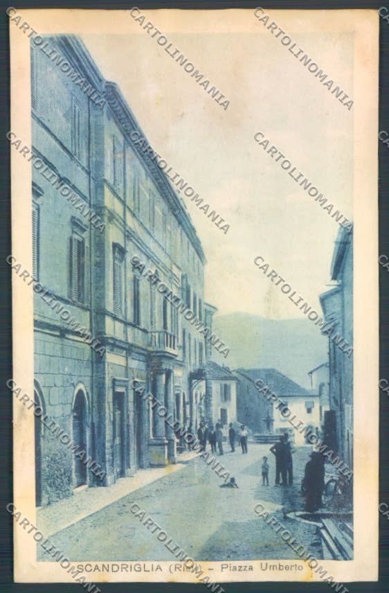 Rieti Scandriglia SCOLLATA cartolina ZB7116 – fronte