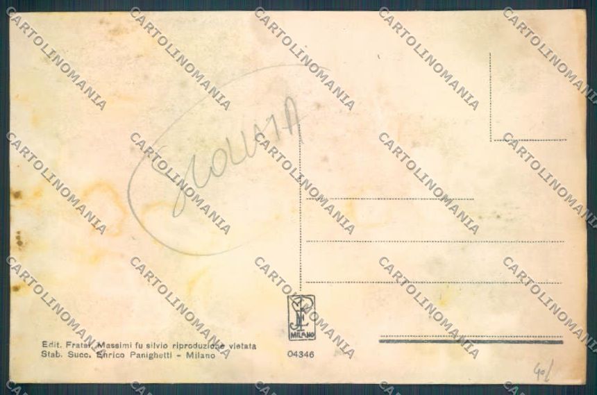 Rieti Scandriglia SCOLLATA cartolina ZB7116 – retro