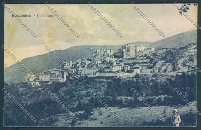 Rieti Roccantica SCOLLATA cartolina ZB7118 – fronte