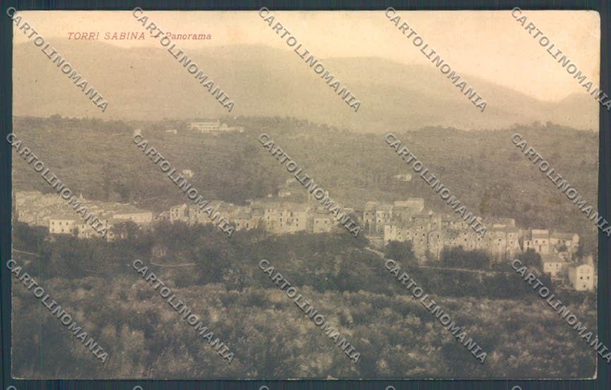 Rieti Torri Sabina cartolina ZB7119 – fronte