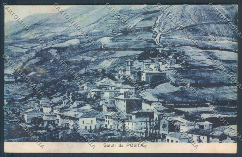 Rieti Posta SCOLLATA TRACCE UMIDO cartolina ZB7121 – fronte