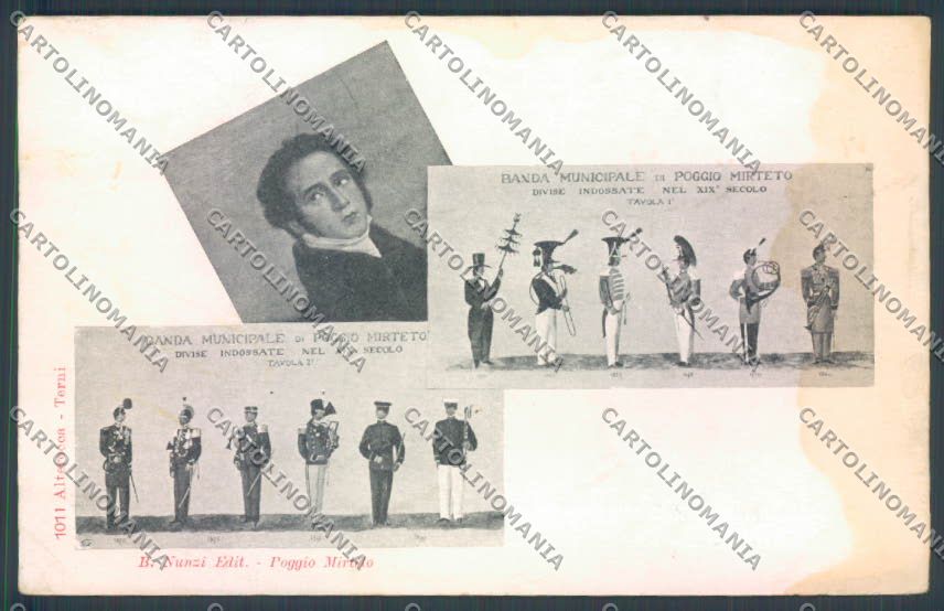 Rieti Poggio Mirteto Banda Municipale Alterocca 1011 cartolina ZB7123 – fronte