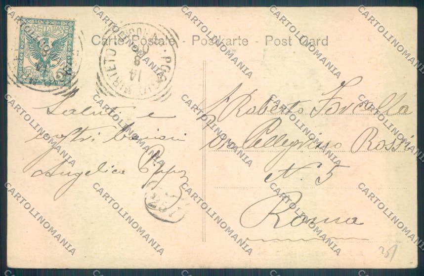 Rieti Poggio Mirteto Banda Municipale Alterocca 1011 cartolina ZB7123 – retro