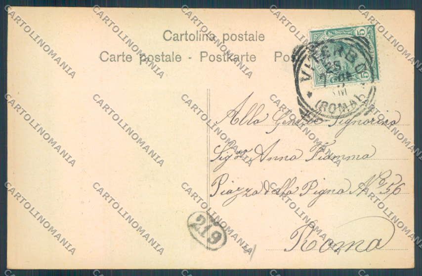 Viterbo Città Alterocca 2337 cartolina ZB7169 – retro