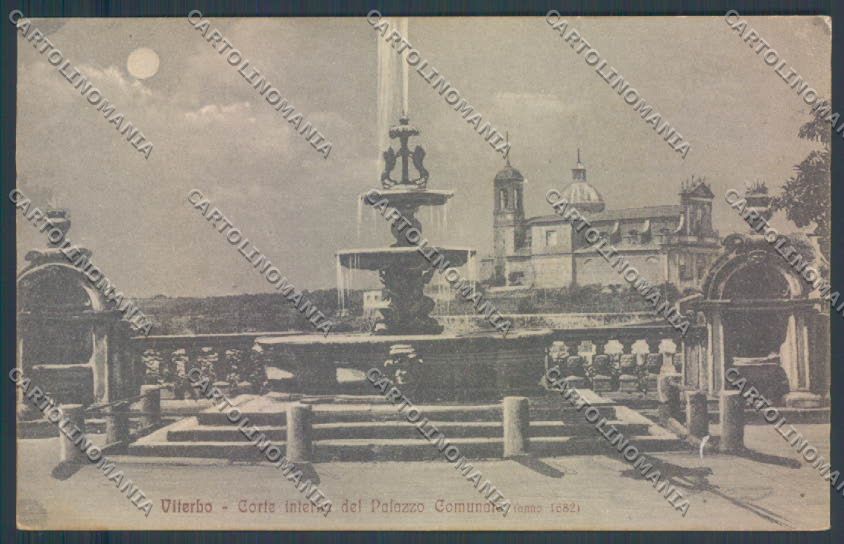 Viterbo Città Chiaro di Luna cartolina ZB7172 – fronte