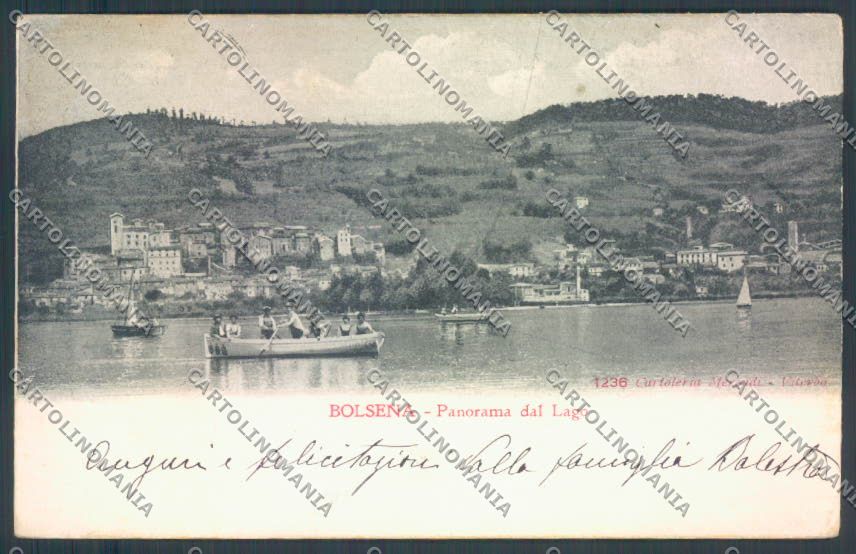 Viterbo Bolsena cartolina ZB7175 – fronte