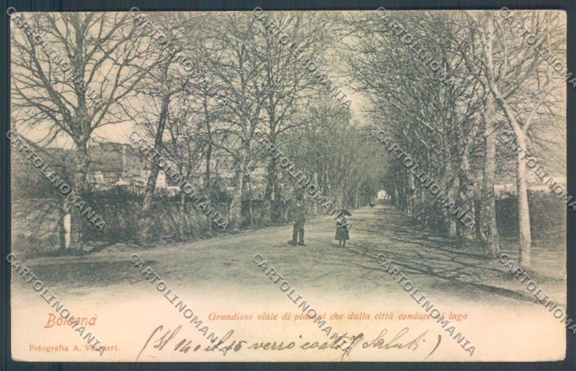 Viterbo Bolsena PIEGA cartolina ZB7177 – fronte