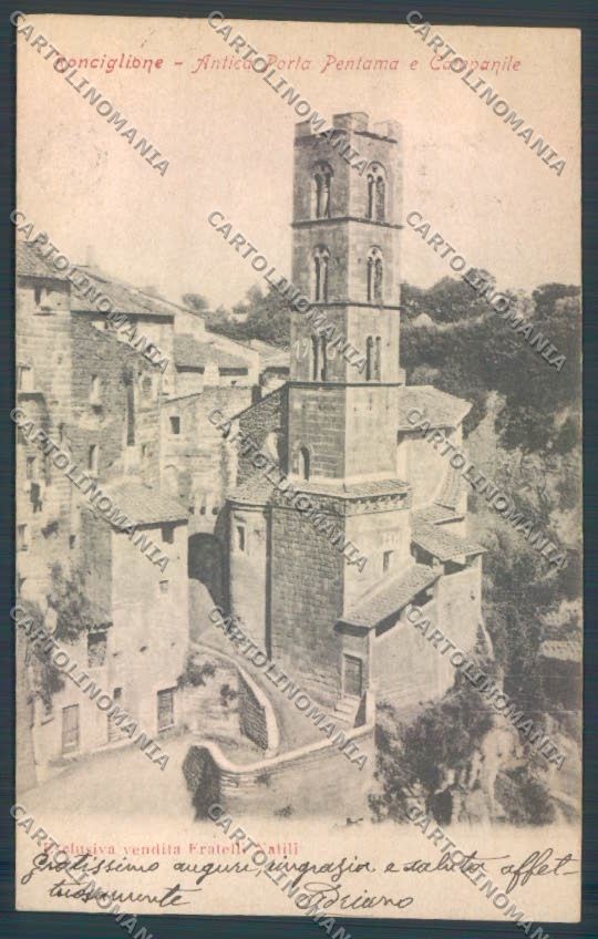 Viterbo Ronciglione Porta Pentama cartolina ZB7182 – fronte