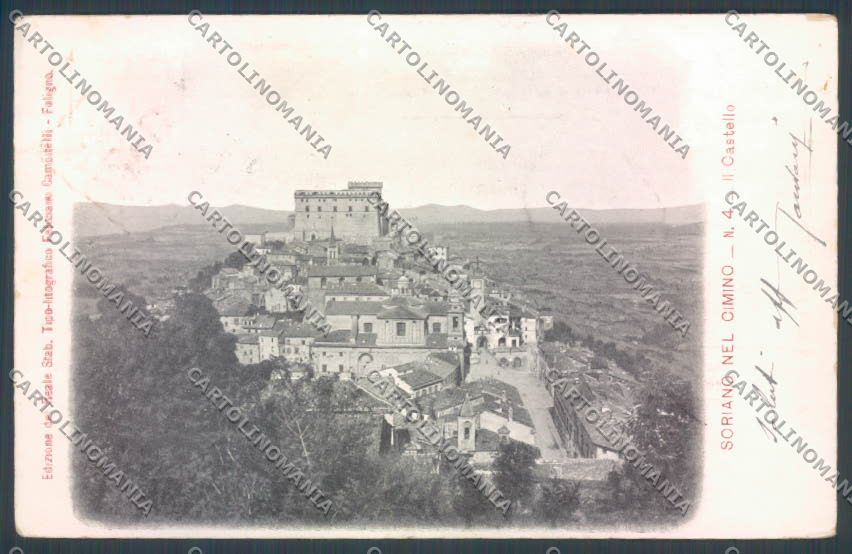 Viterbo Soriano nel Cimino cartolina ZB7185 – fronte