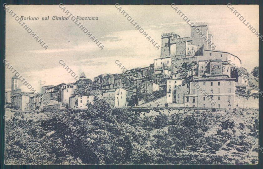 Viterbo Soriano nel Cimino cartolina ZB7186 – fronte
