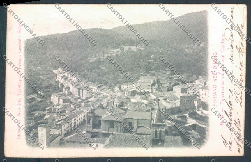 Viterbo Soriano nel Cimino PIEGHINA cartolina ZB7187 – fronte