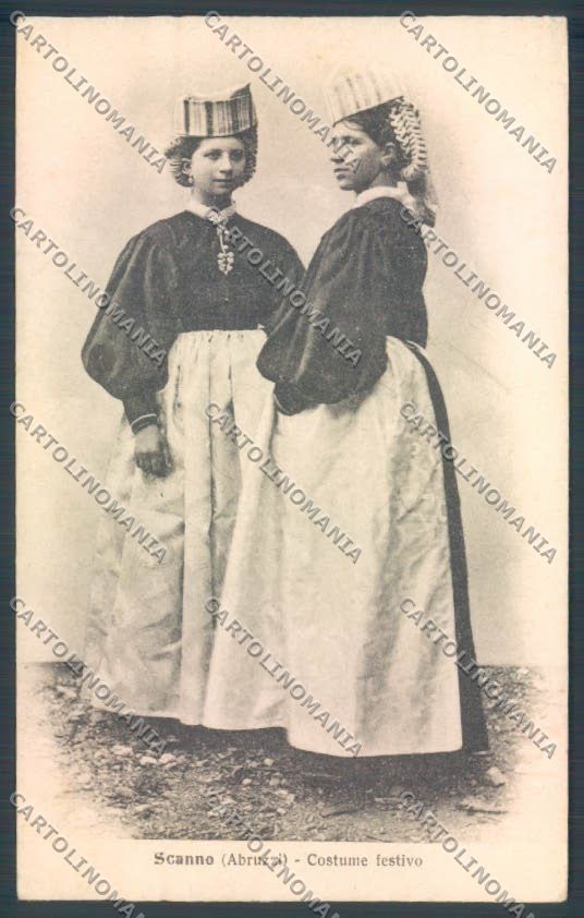 L'Aquila Scanno Costumi cartolina ZB7199 – fronte