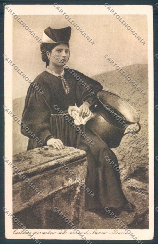L'Aquila Scanno Costumi cartolina ZB7201 – fronte