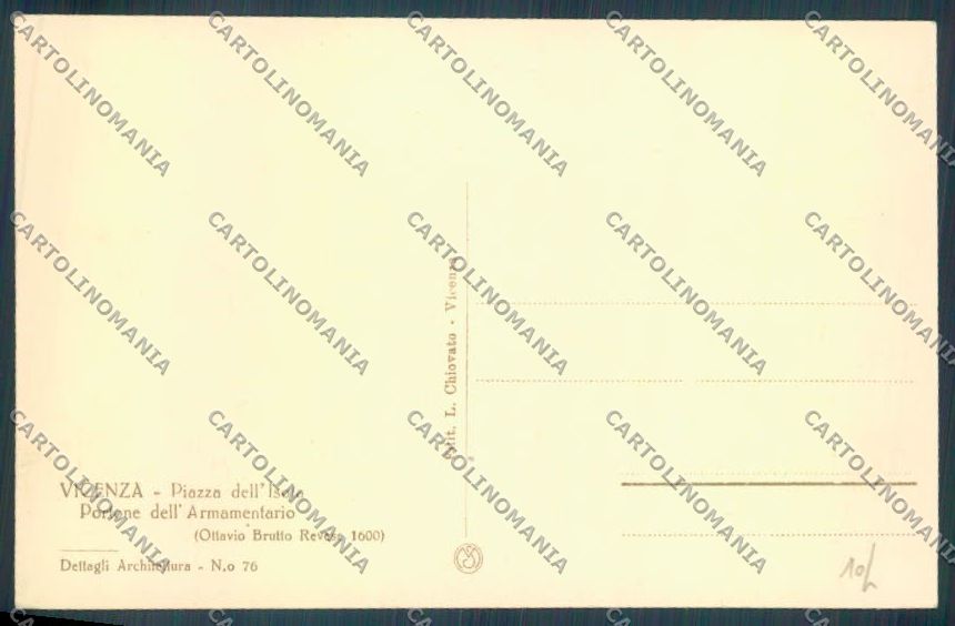 Vicenza Città cartolina ZB7254 – retro