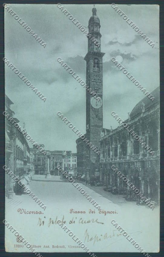 Vicenza Città Chiaro di Luna cartolina ZB7255 – fronte