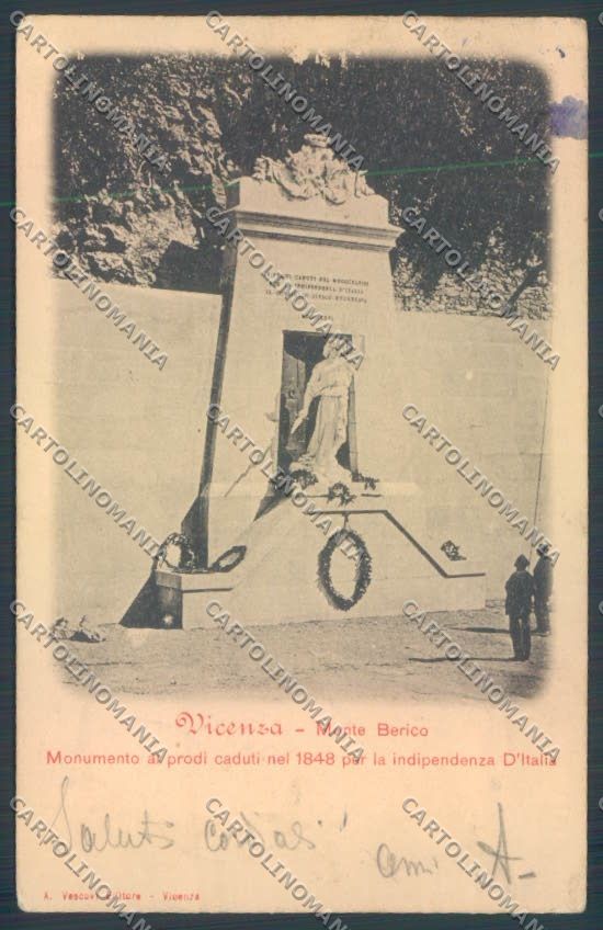 Vicenza Monte Berico Monumento ai Caduti cartolina ZB7258 – fronte