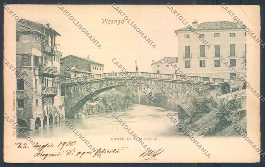 Vicenza Città PIEGA cartolina ZB7266 – fronte