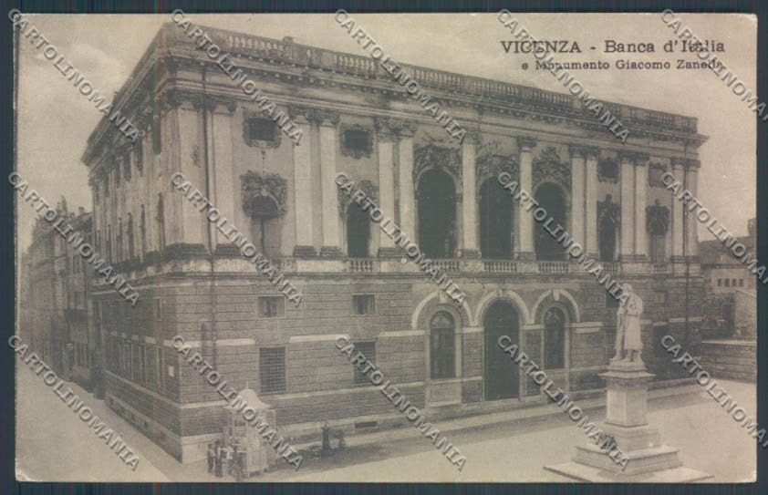 Vicenza Città Banca d'Italia cartolina ZB7269 – fronte
