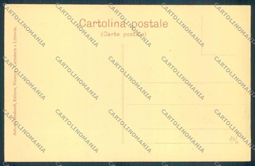 Vicenza Città Banca d'Italia Giacomo Zanella cartolina ZB7271 – retro