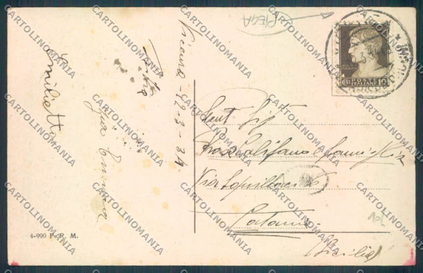Vicenza Città Stazione Ferroviaria PIEGA cartolina ZB7284 – retro