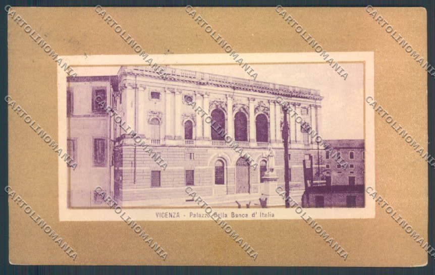 Vicenza Città Banca d'Italia cartolina ZB7289 – fronte
