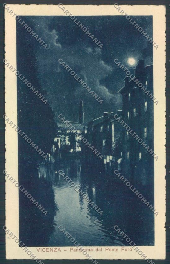 Vicenza Città Chiaro di Luna cartolina ZB7302 – fronte