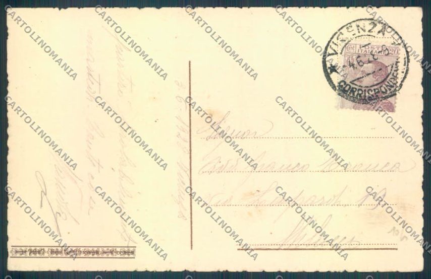 Vicenza Città Chiaro di Luna cartolina ZB7302 – retro