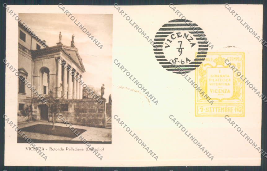 Vicenza Città Giornata Filatelica Vicentina cartolina ZB7328 – fronte