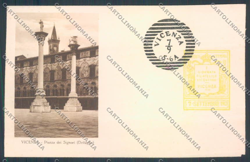 Vicenza Città Giornata Filatelica Vicentina cartolina ZB7333 – fronte