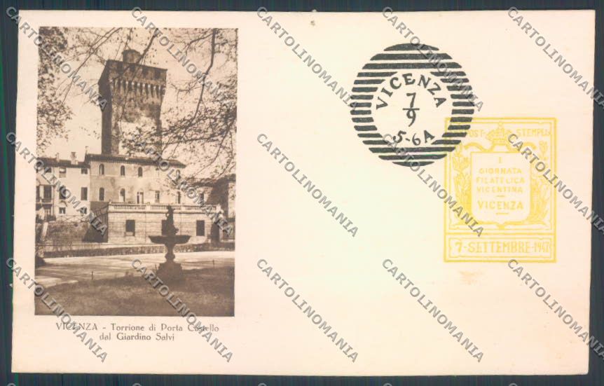 Vicenza Città Giornata Filatelica Vicentina cartolina ZB7334 – fronte