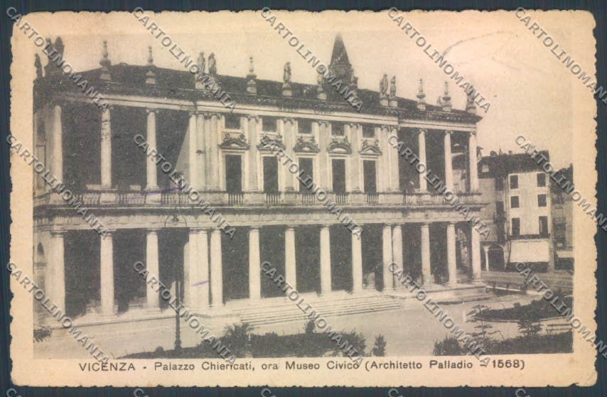Vicenza Città Museo Civico PIEGHINA cartolina ZB7343 – fronte
