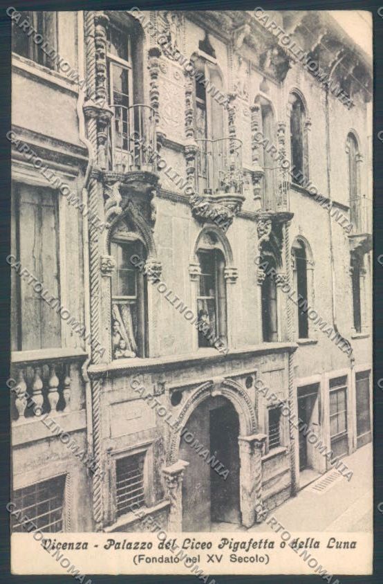 Vicenza Città Liceo Pigafetta o della Luna cartolina ZB7348 – fronte