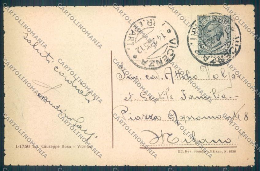 Vicenza Città cartolina ZB7356 – retro