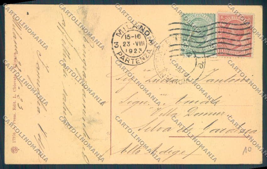 Vicenza Città cartolina ZB7394 – retro