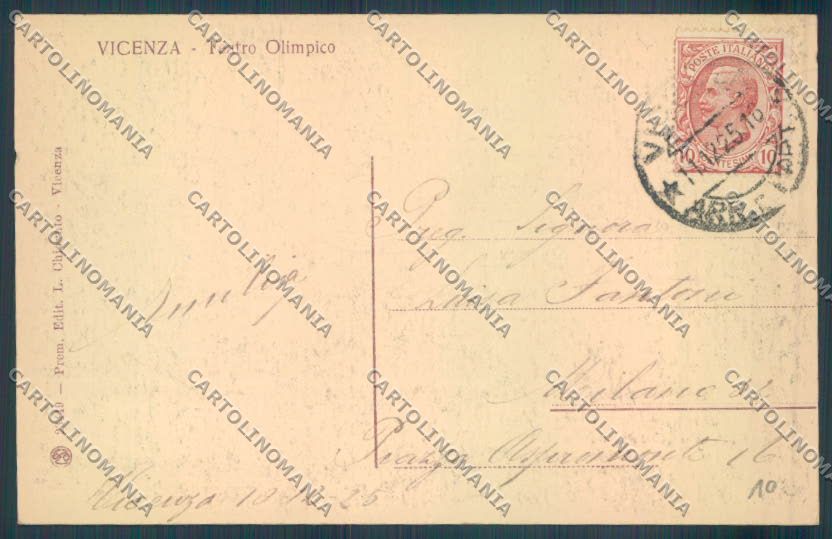 Vicenza Città cartolina ZB7397 – retro