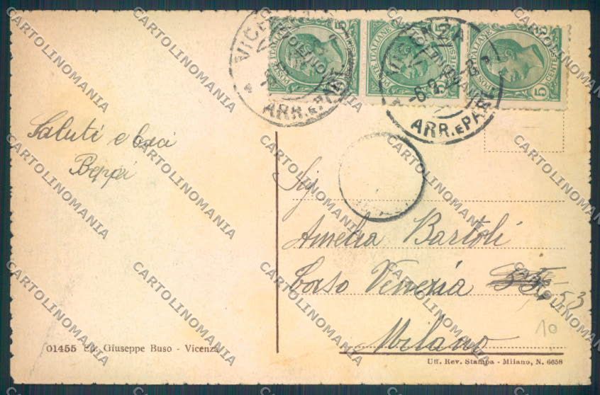 Vicenza Città cartolina ZB7404 – retro