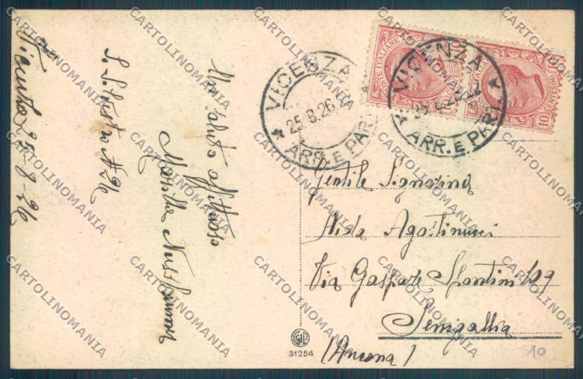 Vicenza Città cartolina ZB7435 – retro