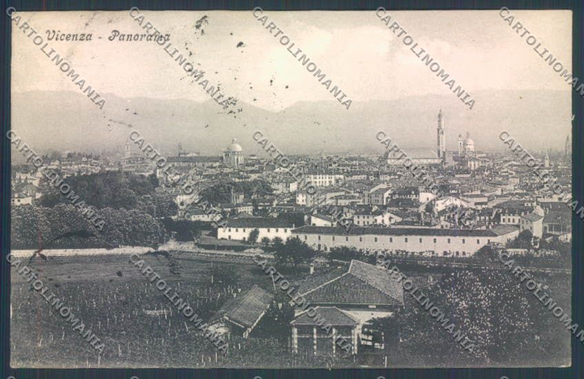 Vicenza Città PIEGHE cartolina ZB7436 – fronte