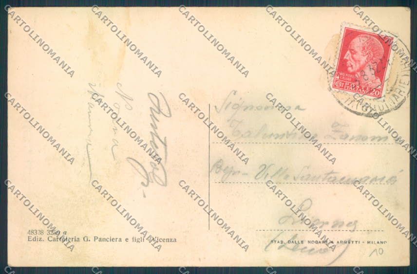 Vicenza Città cartolina ZB7443 – retro