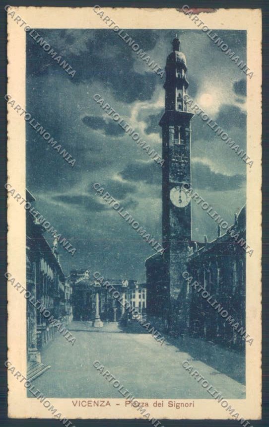Vicenza Città Chiaro di Luna PIEGA cartolina ZB7447 – fronte