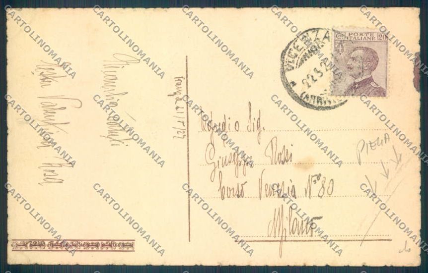 Vicenza Città Chiaro di Luna PIEGA cartolina ZB7447 – retro