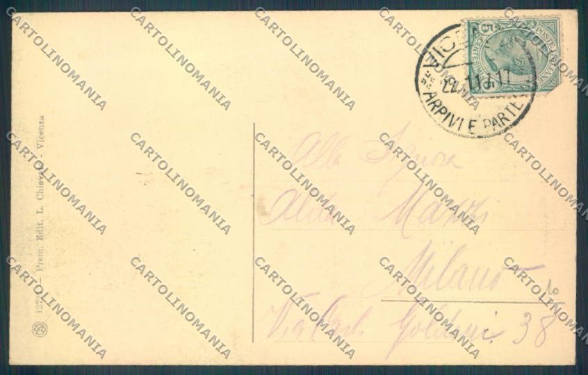Vicenza Città cartolina ZB7451 – retro