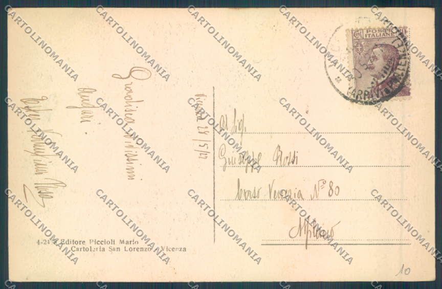 Vicenza Città cartolina ZB7467 – retro