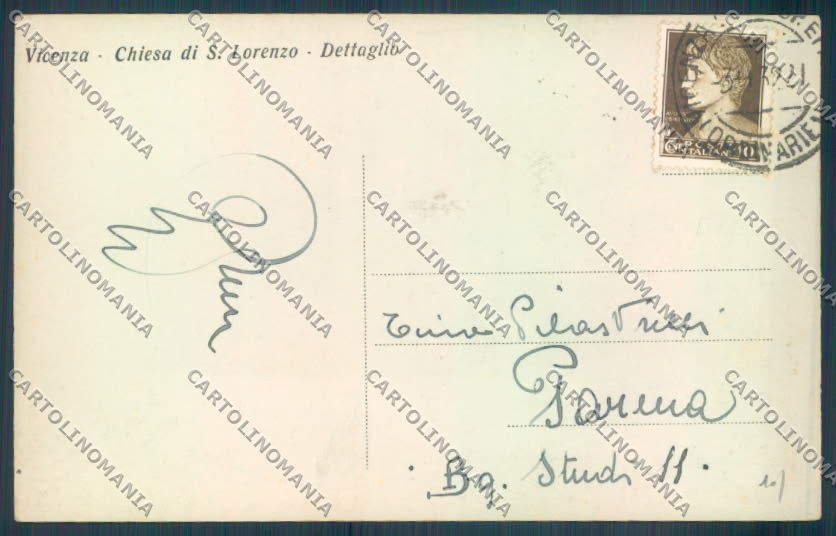 Vicenza Città Foto cartolina ZB7488 – retro
